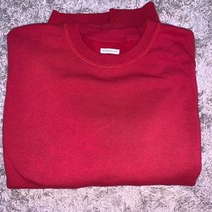 Red AE crew neck